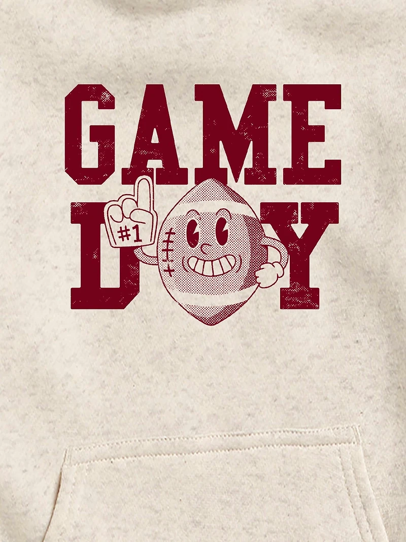 Kids Game Day Football Pullover Hoodie