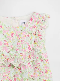 Baby Eyelet Ruffle Outfit Set