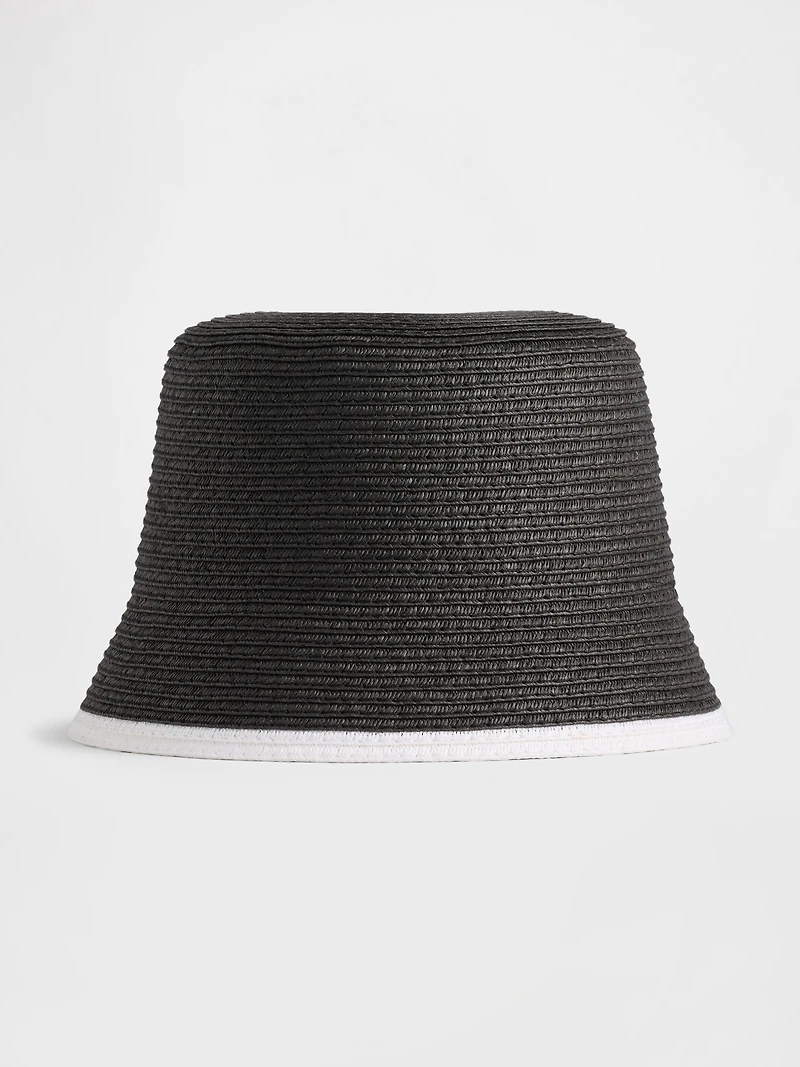 Straw Bucket Hat