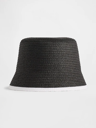 Straw Bucket Hat
