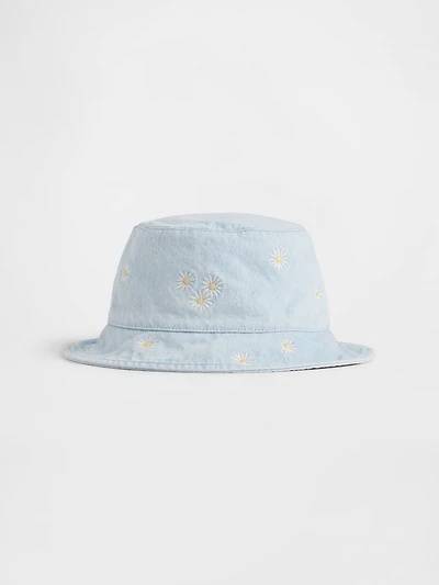 Baby & Toddler Denim Daisy Bucket Hat
