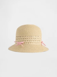 Baby & Toddler Bow Straw Hat