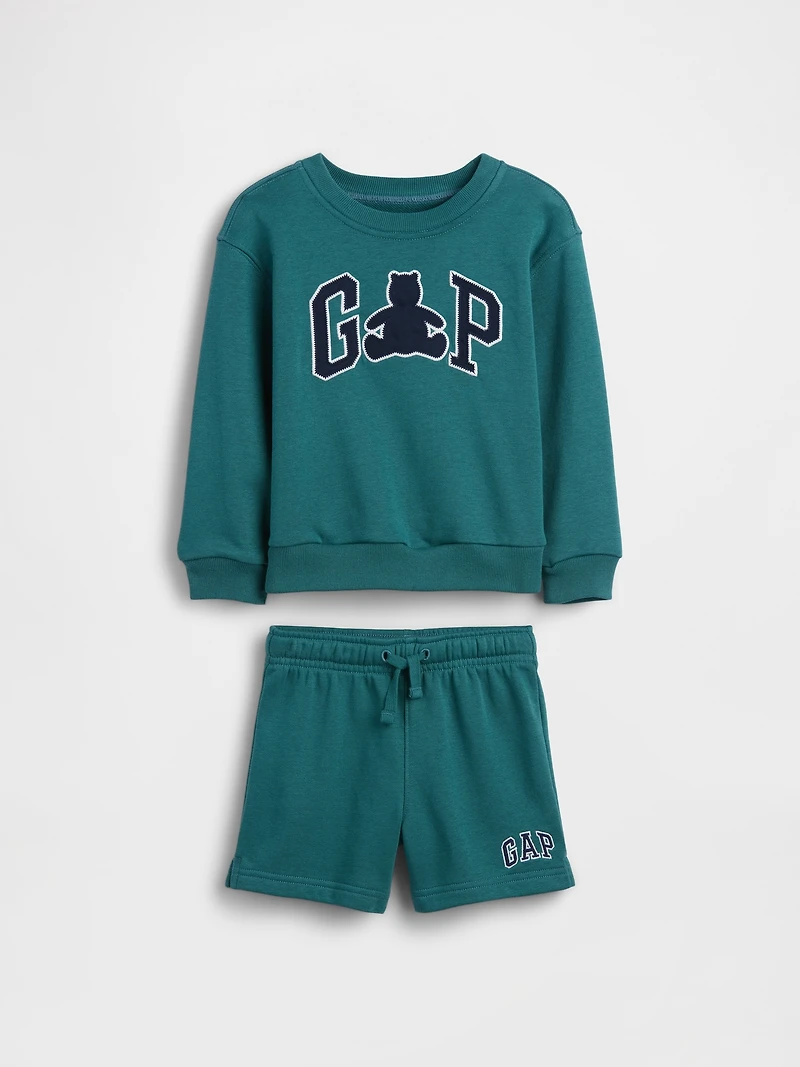 Baby & Toddler VintageSoft French Terry Bear Logo Sweat Set