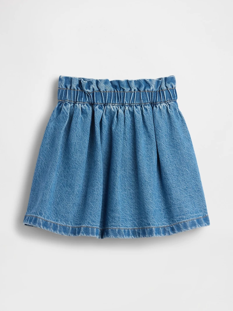 Baby & Toddler Heart Pocket Denim Skirt