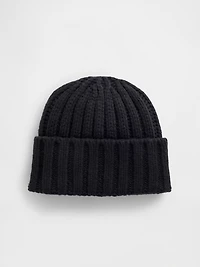 CashSoft Wide Rib Beanie
