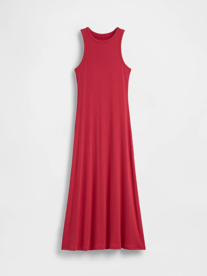 Modern Rib Shelf-Bra Maxi Dress