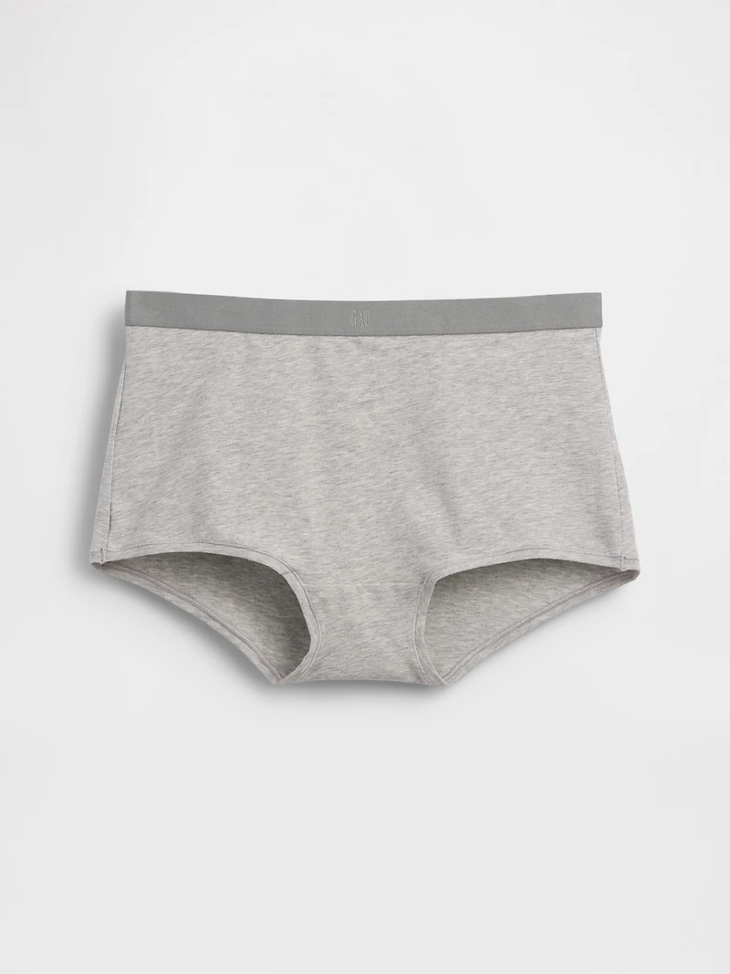 Organic Stretch Cotton Logo Shorty (3-Pack)