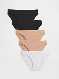 Organic Stretch Cotton Bikini (5-Pack