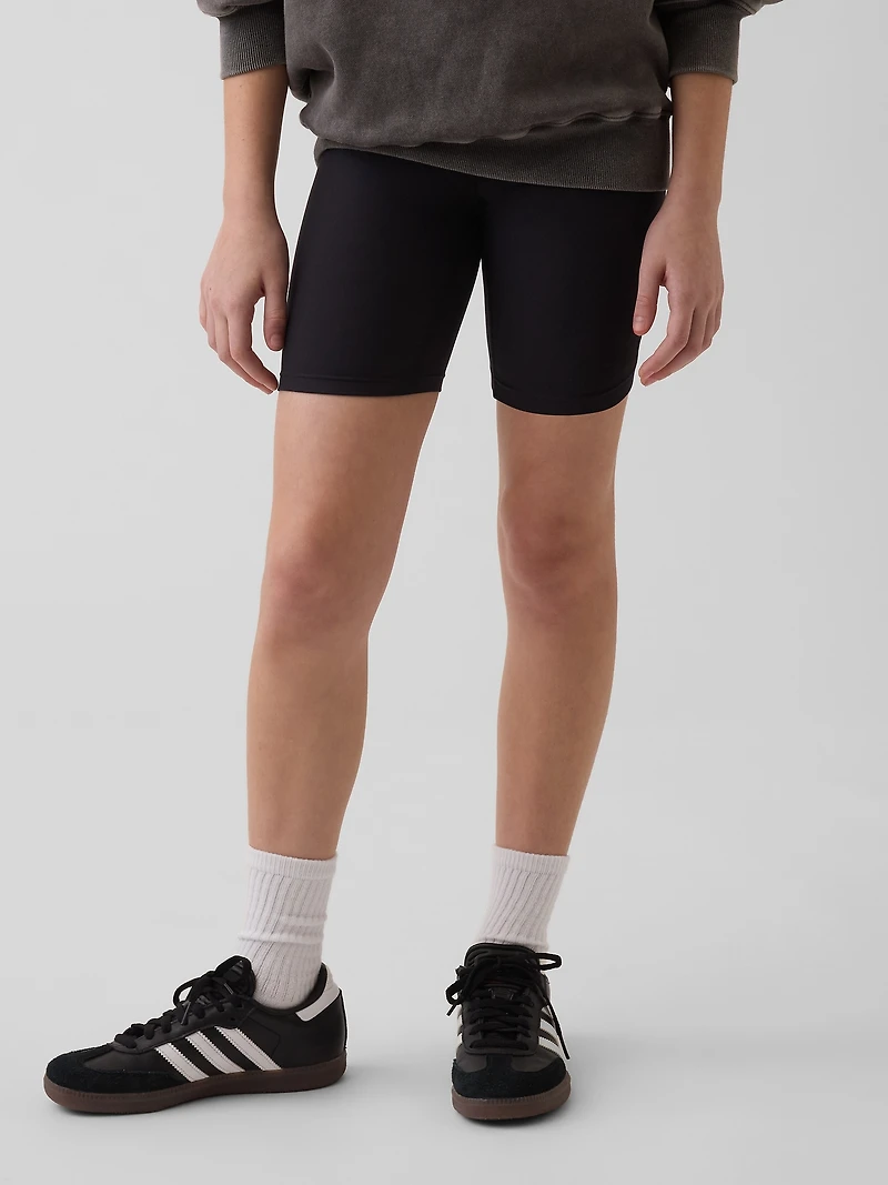 Kids Quick-Dry Rib Bike Shorts