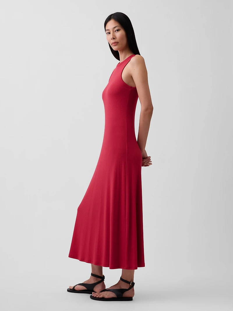 Modern Rib Shelf-Bra Maxi Dress