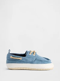 Baby Denim Boat Shoes