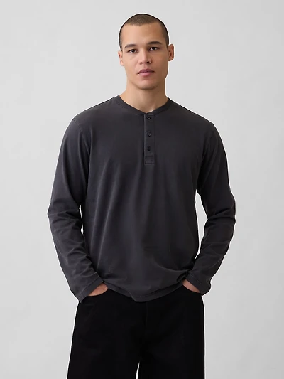 Relaxed Henley T-Shirt