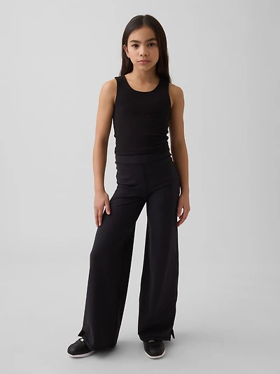 Kids Performance Wide-Leg Leggings