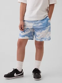Kids GapFit 6" Recycled Mesh Easy Shorts