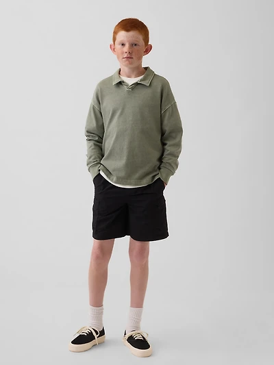 Kids Relaxed Quick-Dry Cargo Shorts
