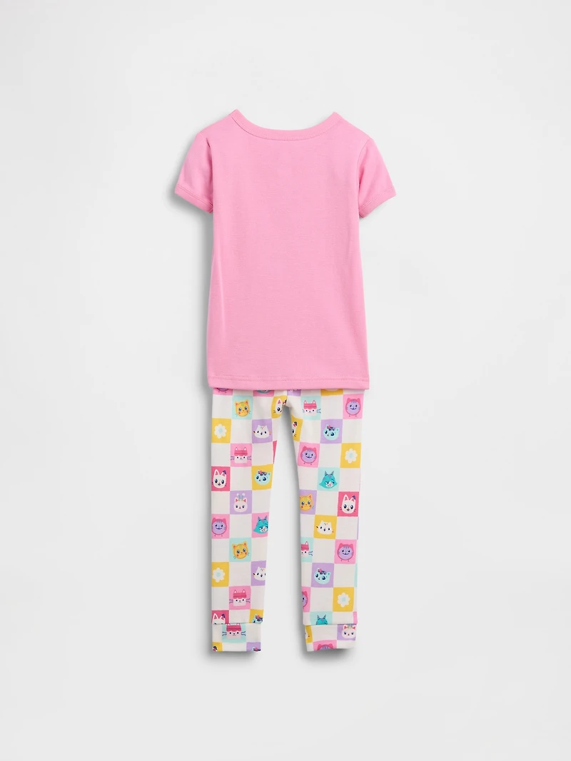 Baby & Toddler Organic Brushed Cotton Gabby's Dollhouse PJ Set