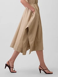 Poplin Handkerchief Shirtdress