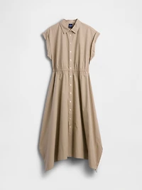 Poplin Handkerchief Shirtdress