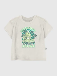 Toddler Froggy Golfing Graphic T-Shirt