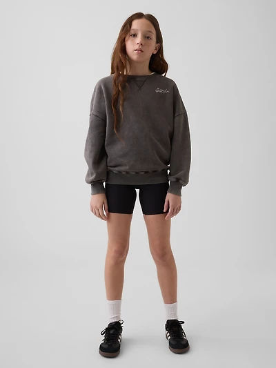 Kids Quick-Dry Rib Bike Shorts