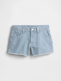 Kids Low Rise Stride Denim Stripe Shorts