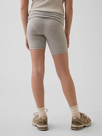 Kids Foldover Bike Shorts