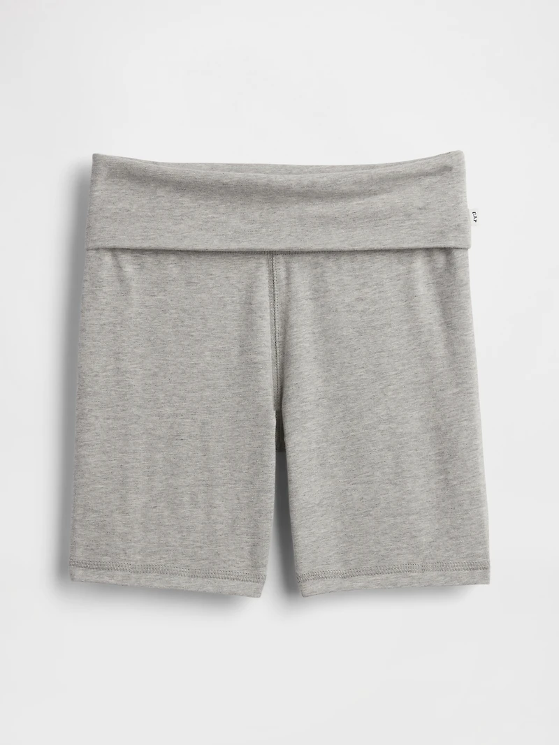 Kids Foldover Bike Shorts