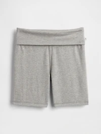 Kids Foldover Bike Shorts