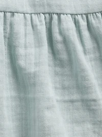 Kids Cotton Gauze Tiered Tank Top