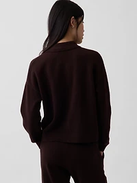 CashSoft Relaxed Polo Sweater