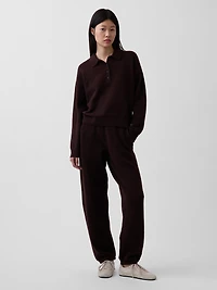 CashSoft Relaxed Polo Sweater