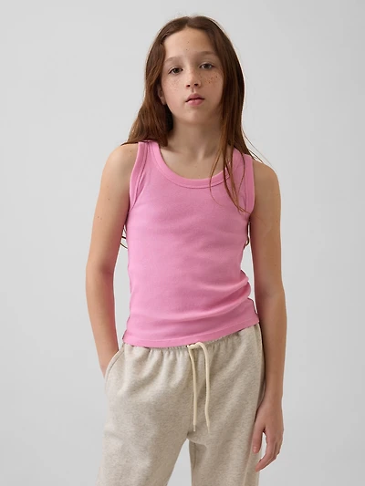 Kid Rib Scoop Tank Top