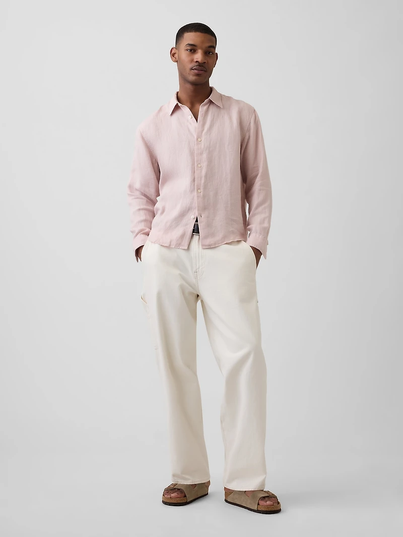 100% Linen Relaxed Shirt