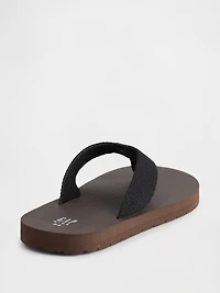 Kids Canvas Flip Flops