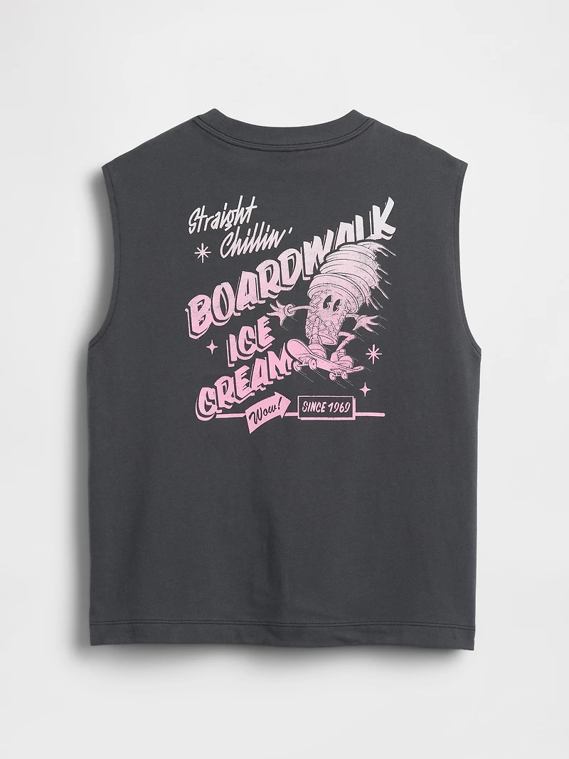 Kids Graphic Muscle Tank Top