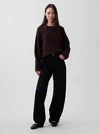 CashSoft Oversized Rollneck Sweater