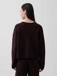 CashSoft Oversized Rollneck Sweater