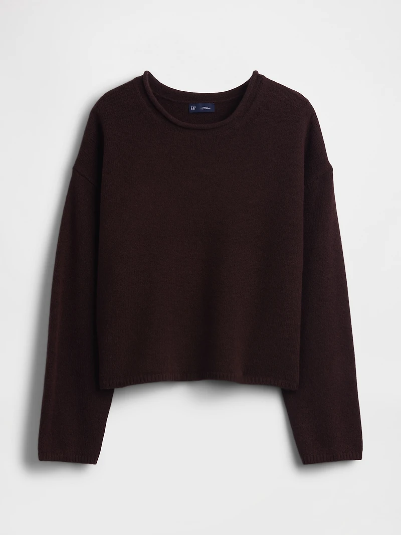 CashSoft Oversized Rollneck Sweater