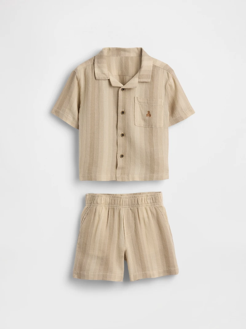 Baby & Toddler Waffle Cabana Outfit Set