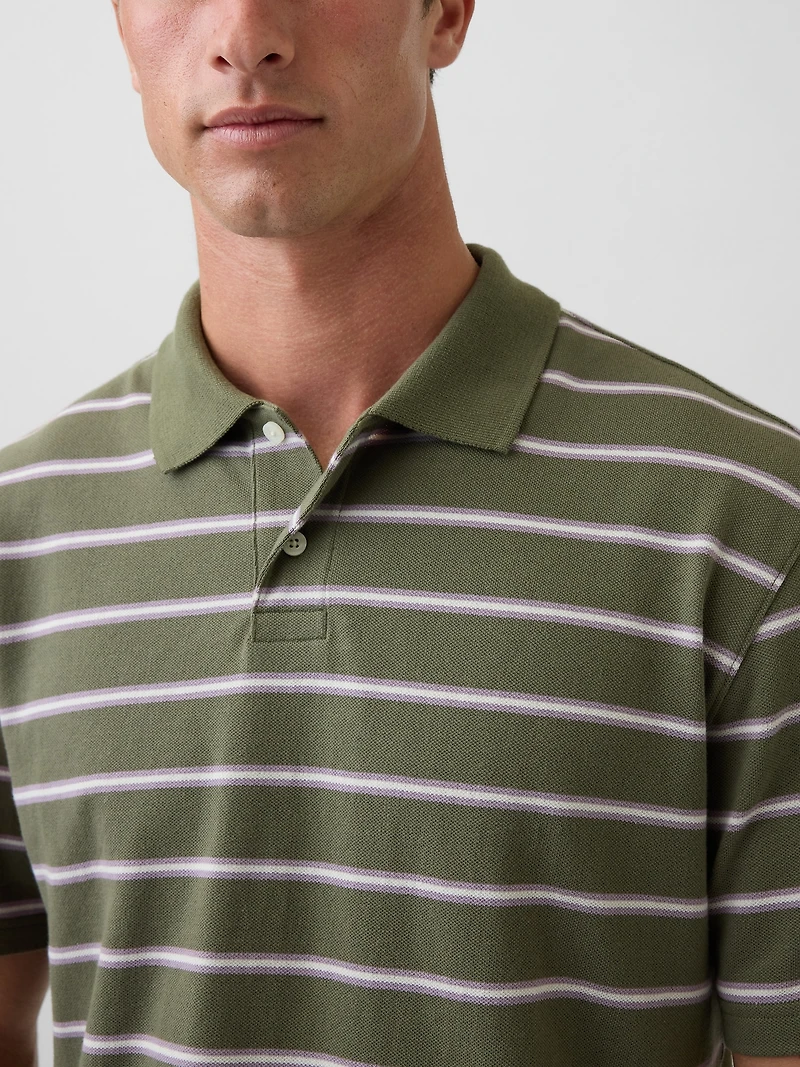 Relaxed Pique Polo