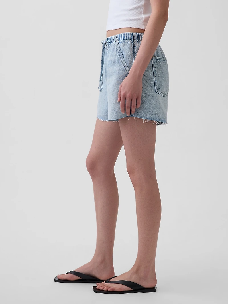 UltraSoft Low Slung Easy Denim Shorts