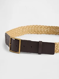 Raffia Belt