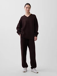 CashSoft Oversized V-Neck Tunic Sweater