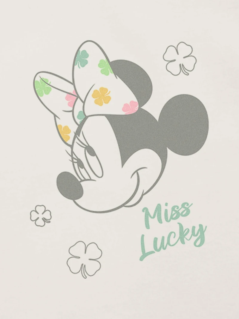 Toddler Minnie Mouse Miss Lucky Graphic T-Shirt