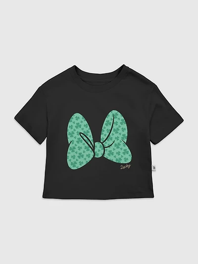 Toddler Minnie Mouse Clover Bow Graphic T-Shirt