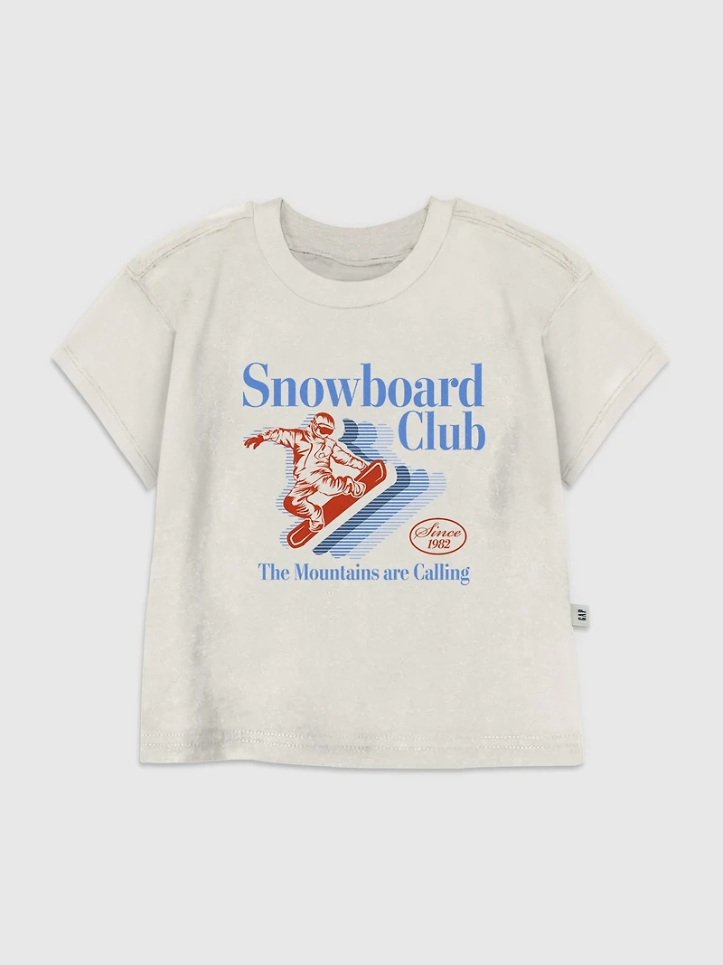 Toddler Snowboard Club Graphic T-Shirt