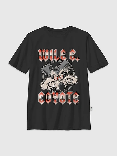 Kids Looney Tunes Metal Wile E Graphic T-Shirt