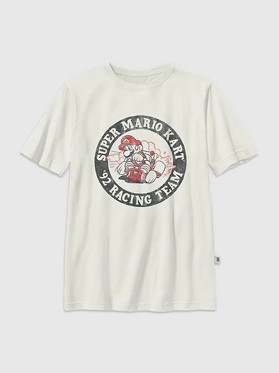 Kids Nintendo Mario Racing Team Graphic T-Shirt