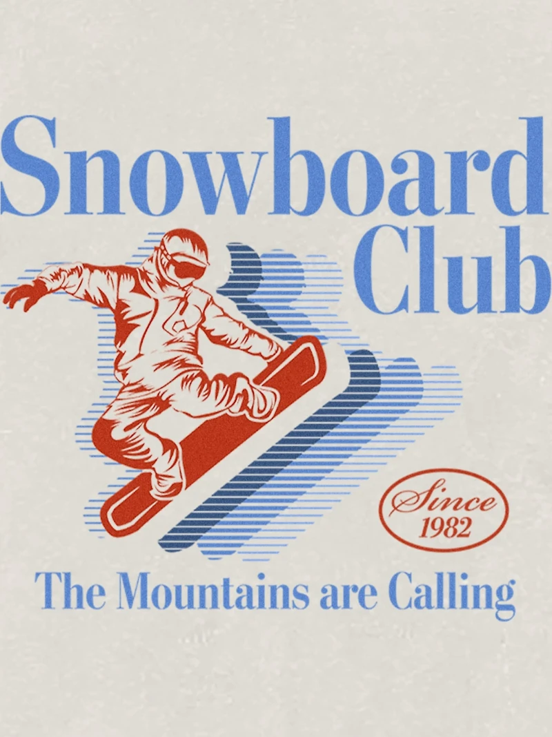 Toddler Snowboard Club Graphic T-Shirt