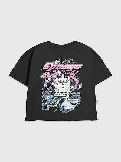 Kids Spongebob Y2K Graphic T-Shirt